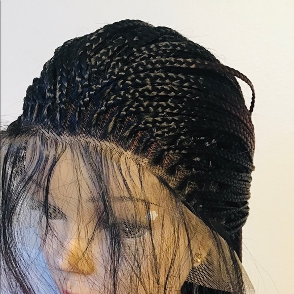 Beautiful Free Part Synthetic Lace Front Wigs with Baby Hair Box Braids - Picture 3 of 14